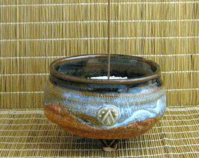 Ceramic Incense Burning Bowl, White Ash, Incense Burner, Incense