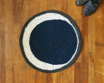 Handmade Moon Rug - Ready to Ship