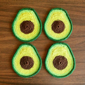 Avocado Coaster Set Made to Order image 1