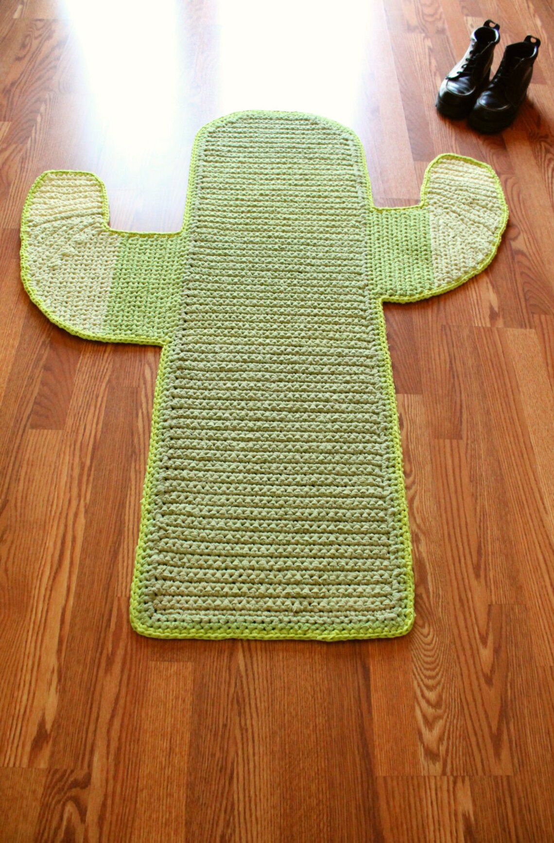 Handmade Cactus Rug - Ready to Ship - Etsy