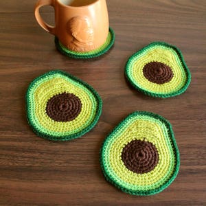 Avocado Coaster Set Made to Order image 2