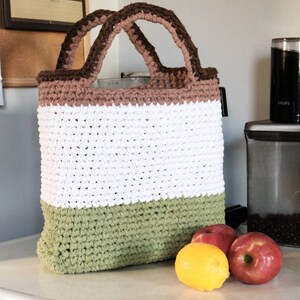 Handmade Crocheted Tote // Market Bag Ready to Ship image 2