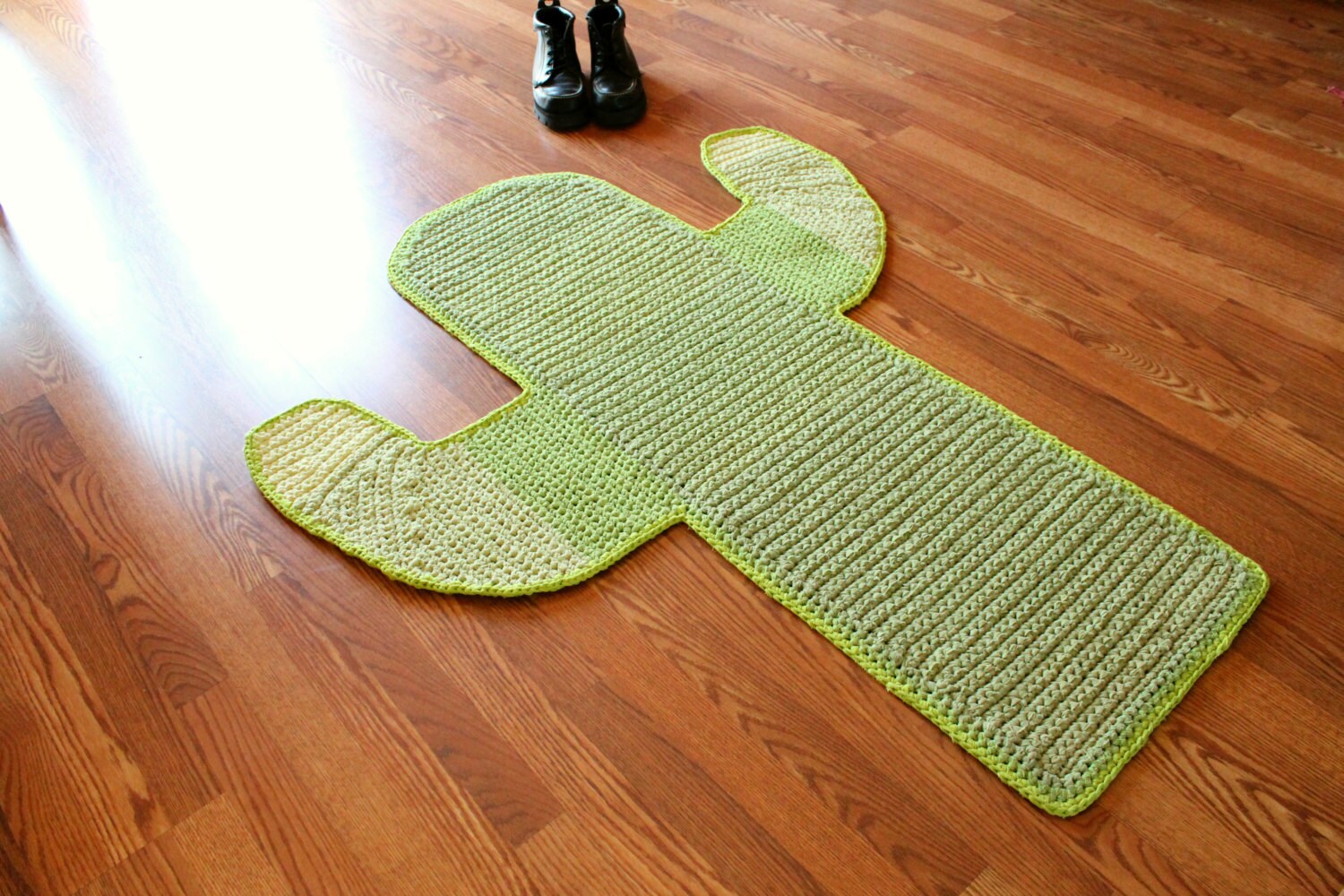 Handmade Cactus Rug - Ready to Ship - Etsy