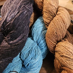 Silk Noil yarn Soie Naturelle Petite laceweight 2700 ypp