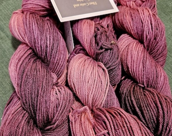 cotton wool DK yarn hand dyed soft