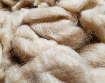 Tupelo Honey Spinning Fiber Blend, CVM Wool, Alpaca, Kid Mohair, Tussah Silk