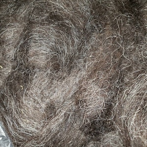Navajo churro wool roving charcoal gray easy spinning felting weaving tapestry wool sculpture