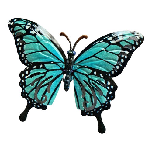 Butterfly Garden Ornament Garden Wall Art Butterfly Etsy