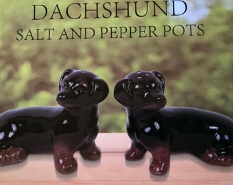 Dachshund Salt and Pepper Shakers - Dachshund Dog Shakers