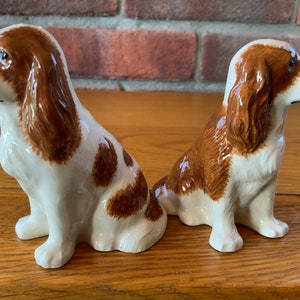 Cavalier King Charles Spaniel Salt and Pepper Pots Blenheim Cavalier Cruet Set image 3