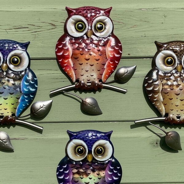 Owl Wall Art Etsy UK