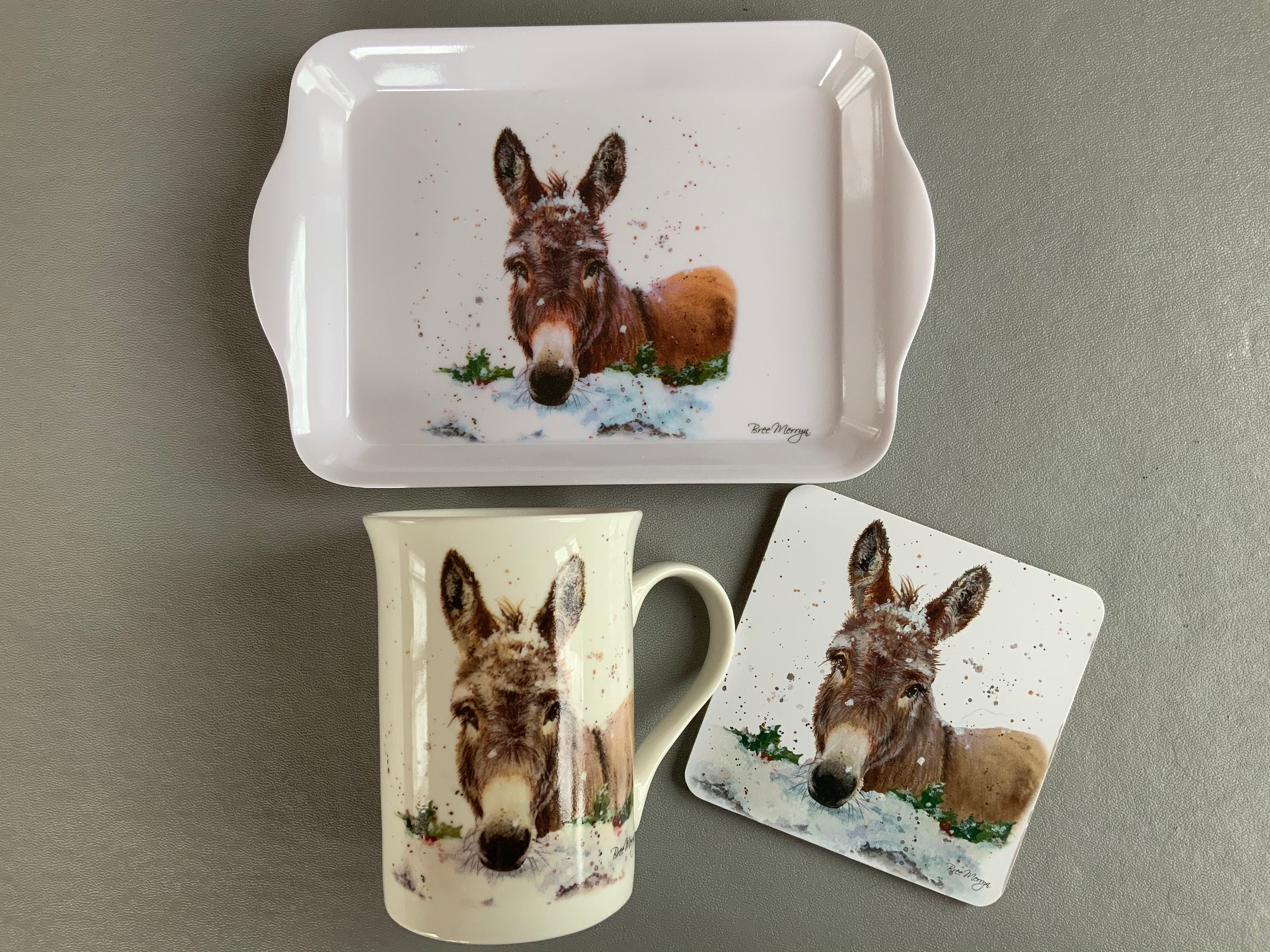 Donkey Mug Gift Set Donkey Mug Donkey Snack Tray & Donkey Etsy