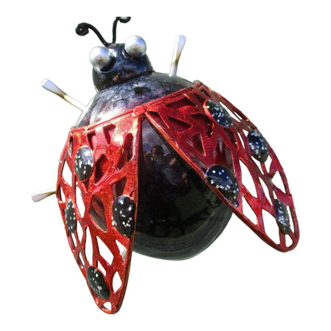 Ladybird Garden Wall Art Ladybird Garden Ornament Etsy
