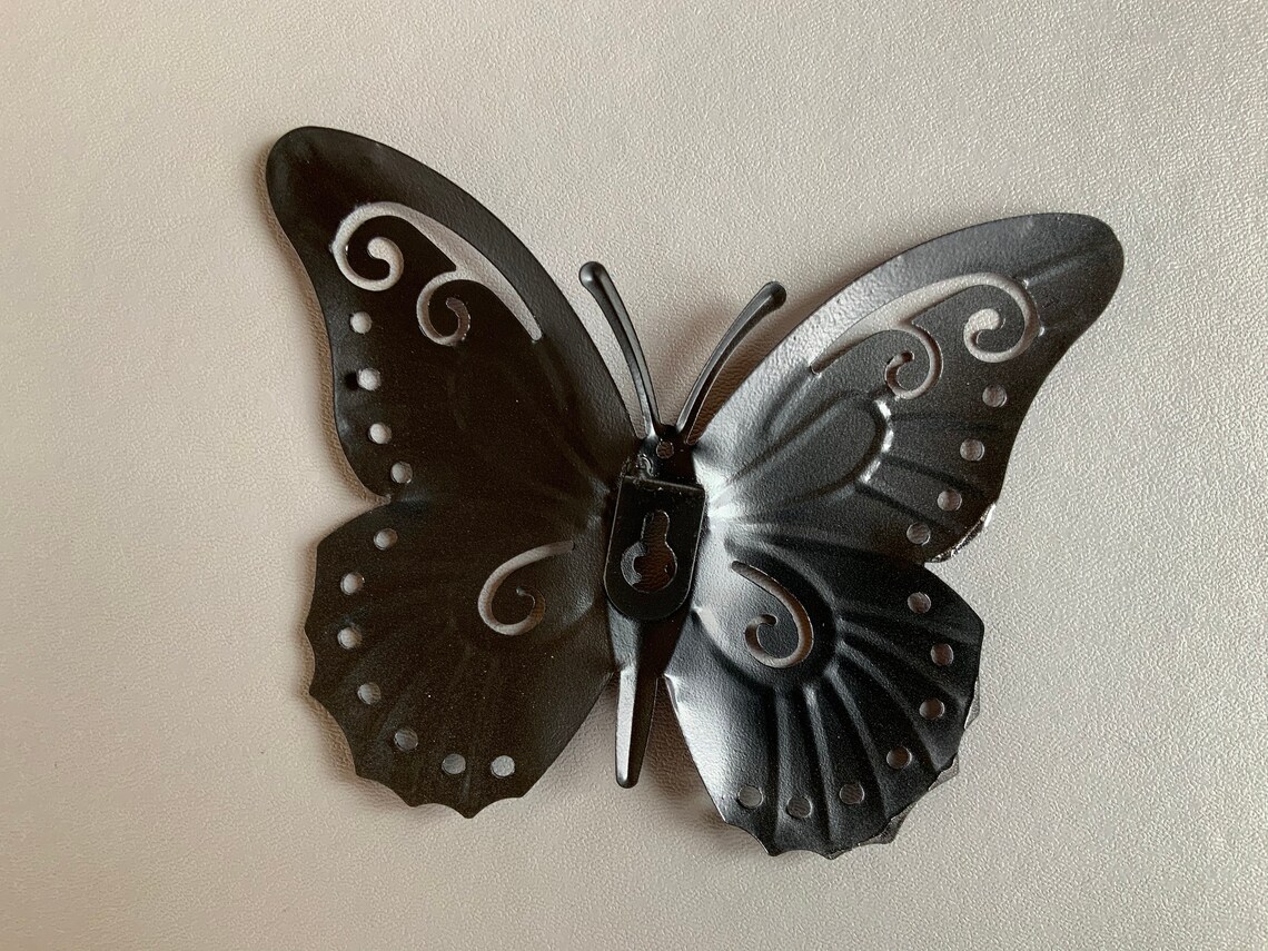 Garden Butterfly Wall Art SET OF SIX Garden Butterfly Etsy