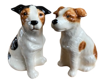 Jack Russell Terrier Salt and Pepper Shakers - Jack Russell Dog Shakers