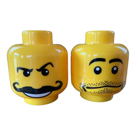 Lego Köpfe Salz und Pfeffer Töpfe Lego Shaker Set - Etsy Schweiz