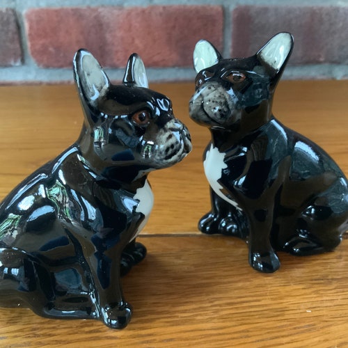 French Bulldog Dog Salt and Pepper Shaker French Bulldog Dog Etsy