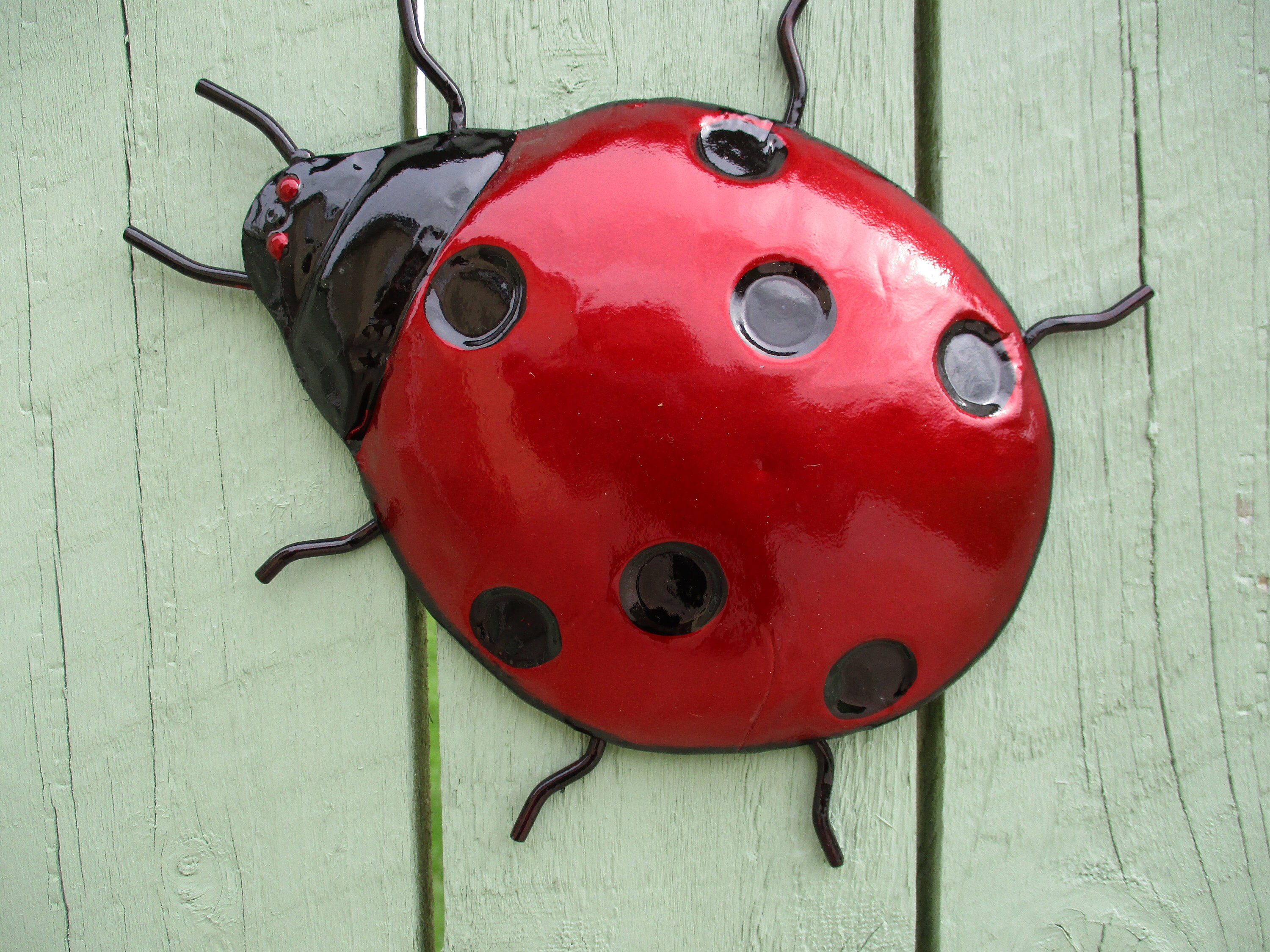 Ladybird Garden Wall Art Ladybird Garden Ornament Etsy