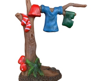 Fairy Garden Gnome - Miniature Garden Gnome Washing Line