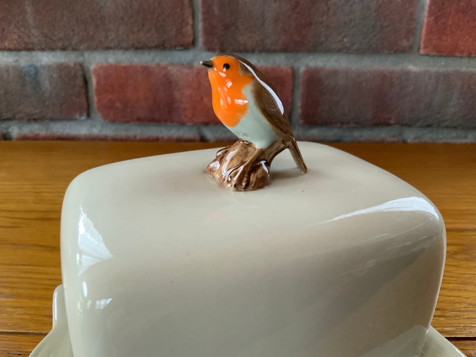 Robin Butter Dish Robin Garden Bird Butter Dish Etsy New Zealand