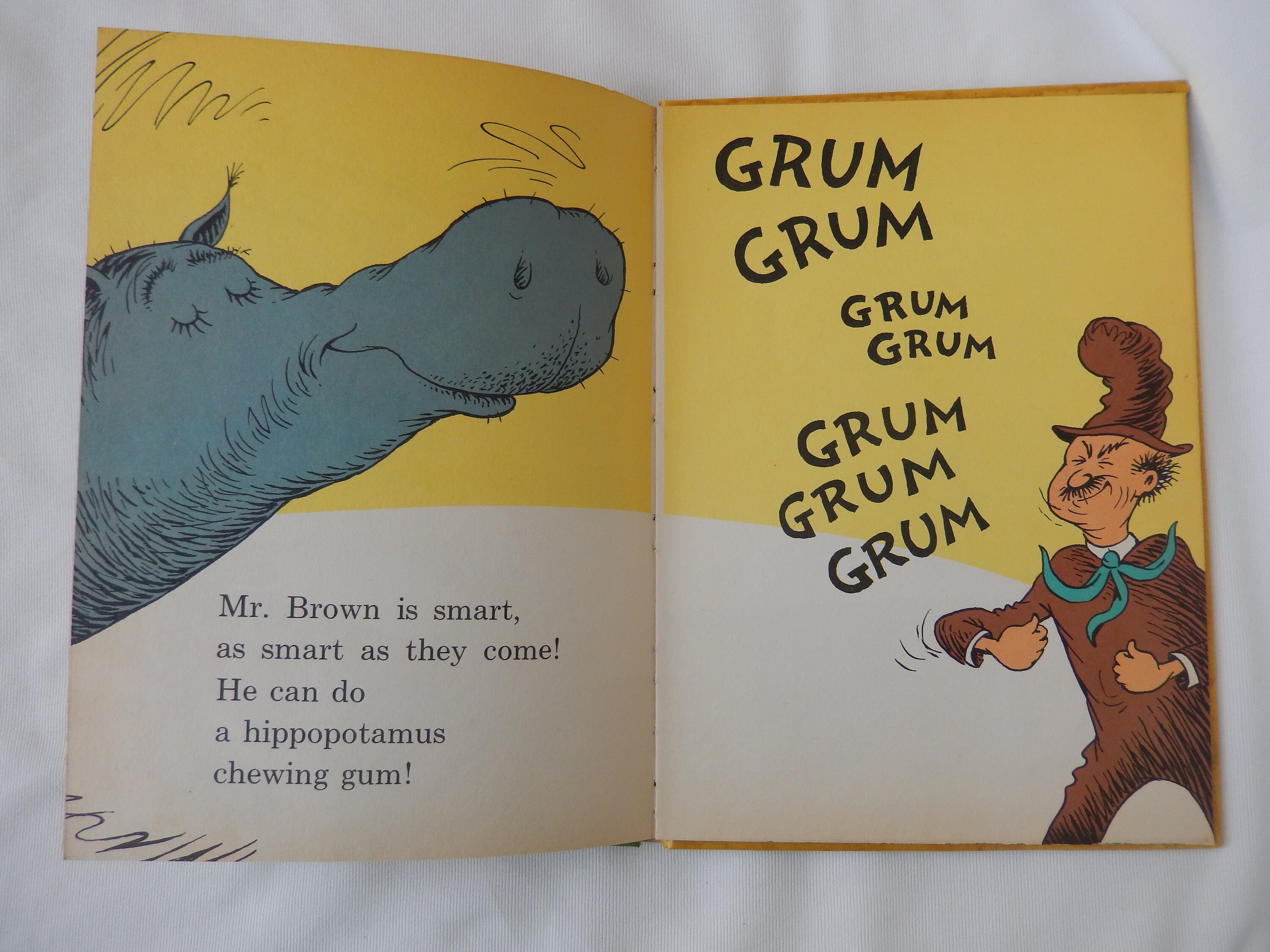 Dr. Seuss Mr. Brown Can MOO Can You HC 1970 Bright and Etsy UK