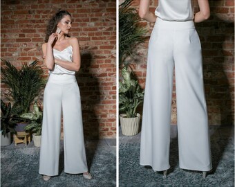 flowing pants for wedding