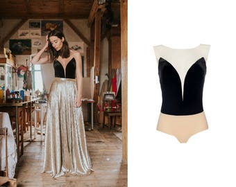 formal bodysuit top