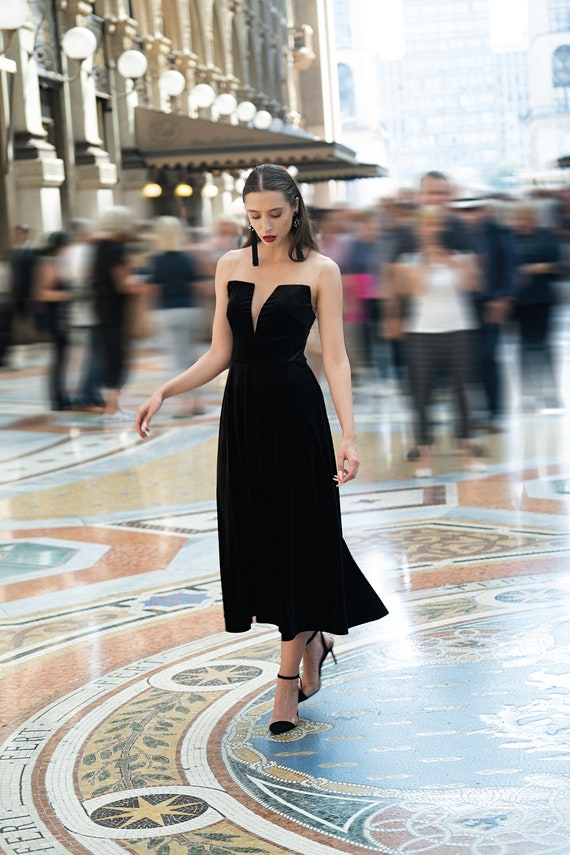 ladies black cocktail dresses uk Black Dress Long Sleeve - Adele Cocktail Dress