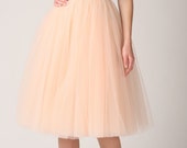 Tulle skirt, long petticoat, high quality tutu skirts, tulle tutu, tealength tutu