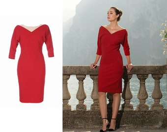 Bleistiftkleid rot - Wählen Sie dem Testsieger der Redaktion