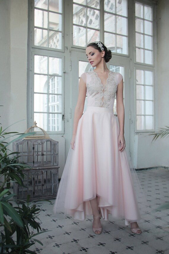 tulle skirt short front long back
