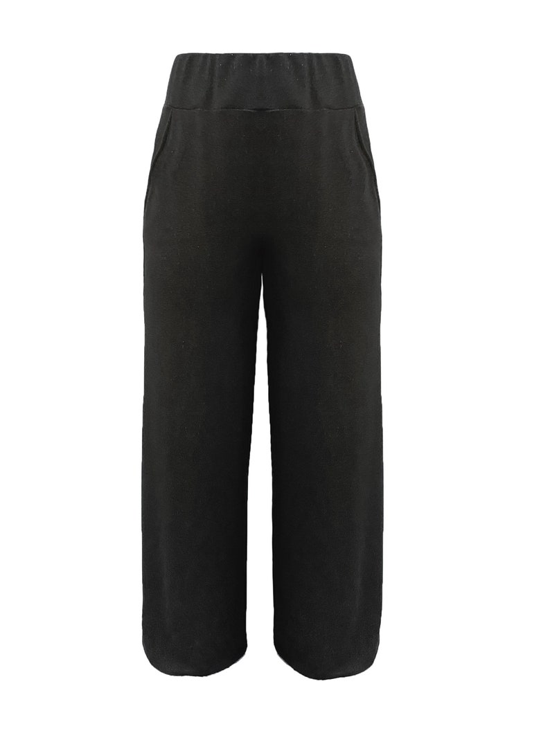 Wide leg grey sweatpants
