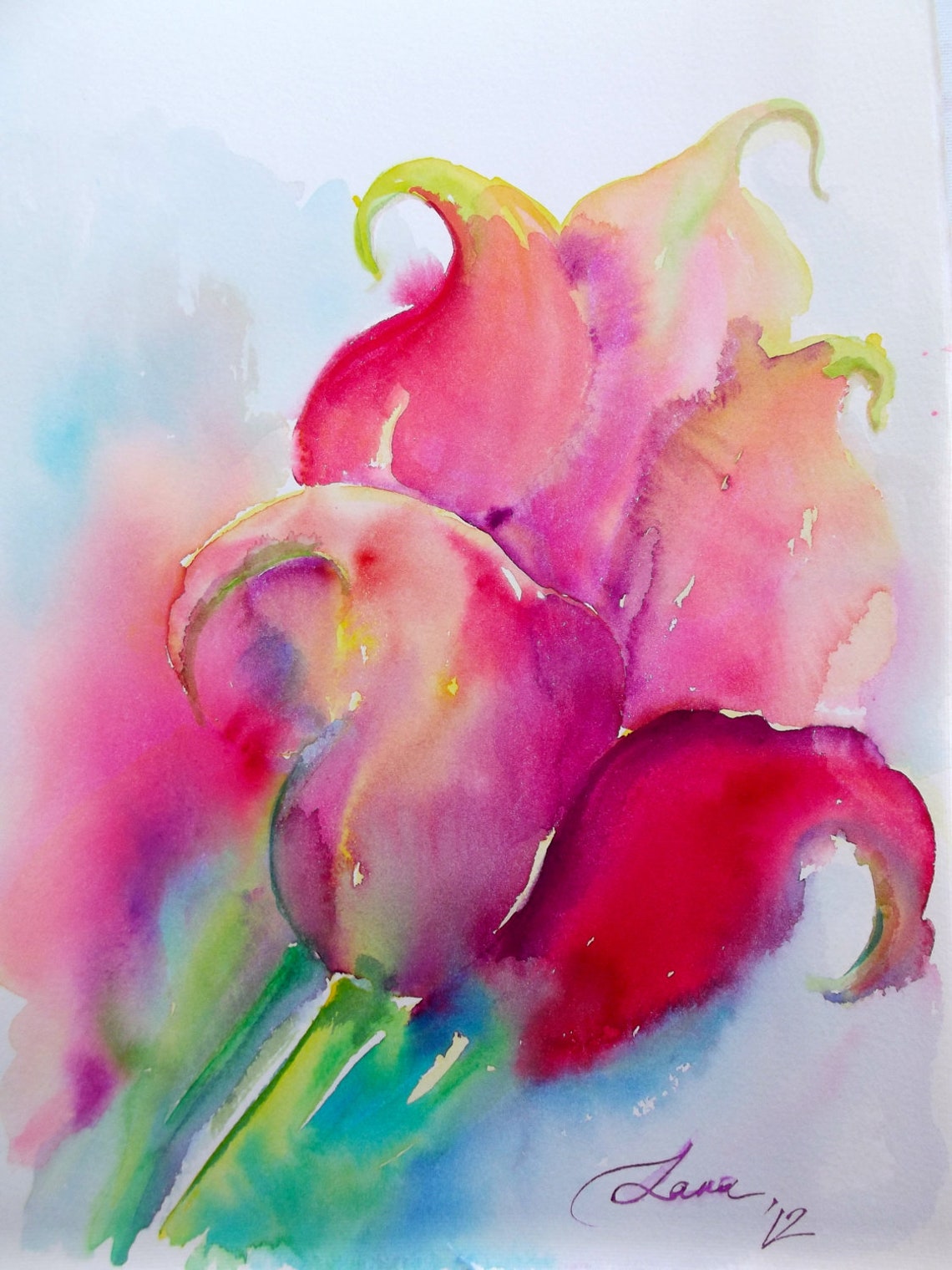 Fine Art Print 8.5 x 11Abstract Original Etsy