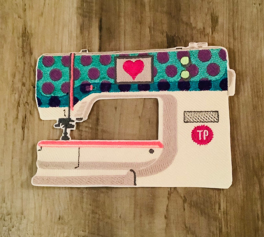 Tula Pink Sewing Machine Embroidered Patch 6.77 X 4.86 No Etsy