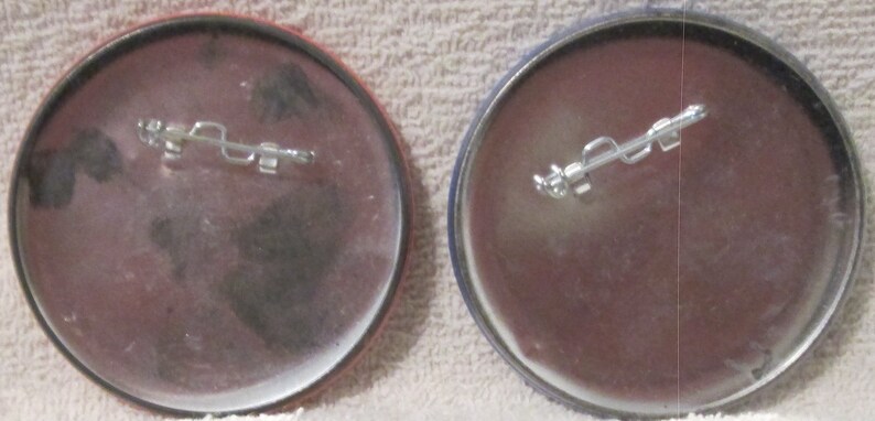 Ronald ReaganGeorge Bush Re-Elect for President two different 3 pins