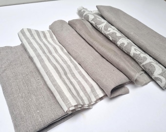 Linnetygrester: Naturliga linrester, quiltning och sömnad