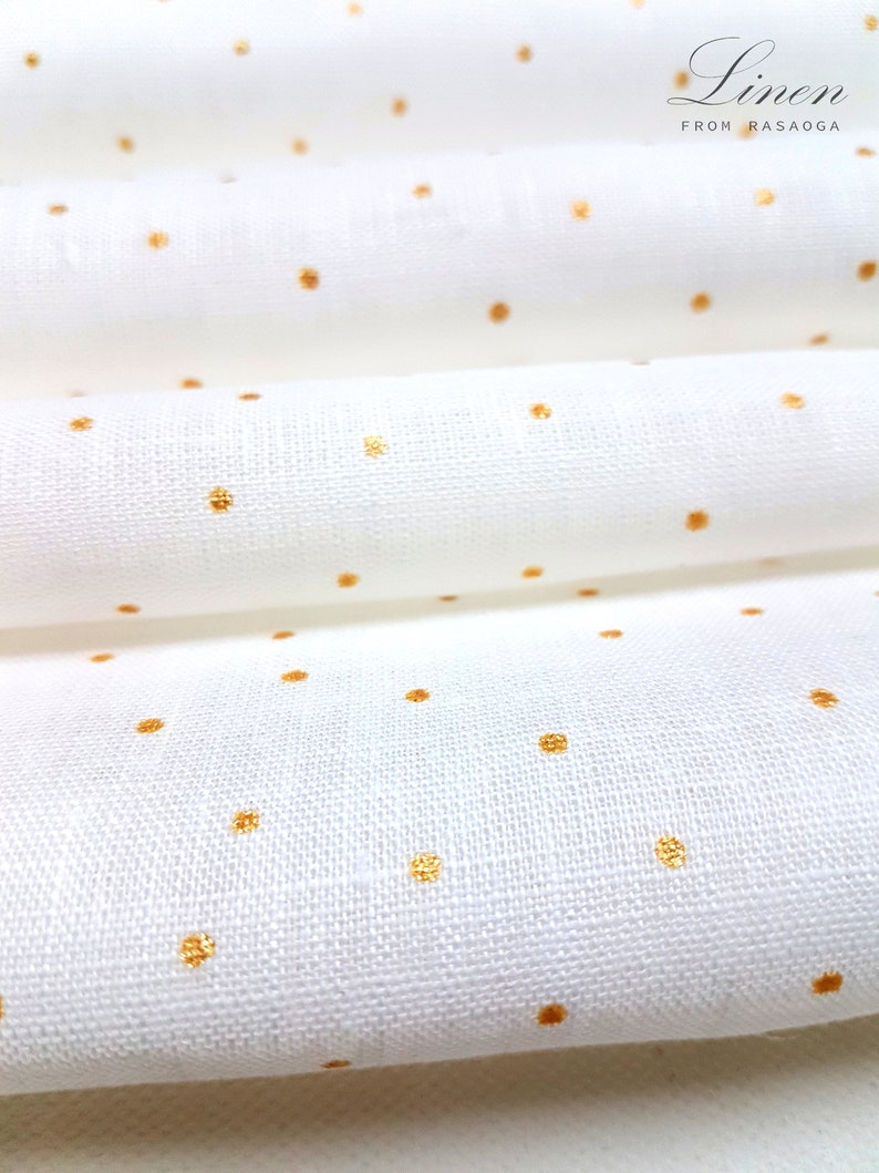 White Linen Napkins With Gold . Linen Cloth Dinner Napkins. Etsy
