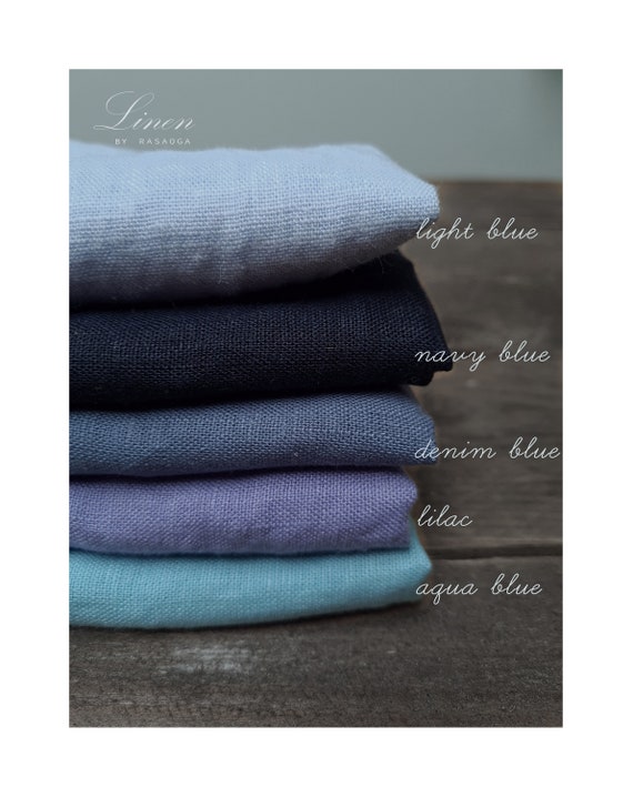 knee length dresses for ladies Thin Linen Fabric By the Yard -Longan Craft