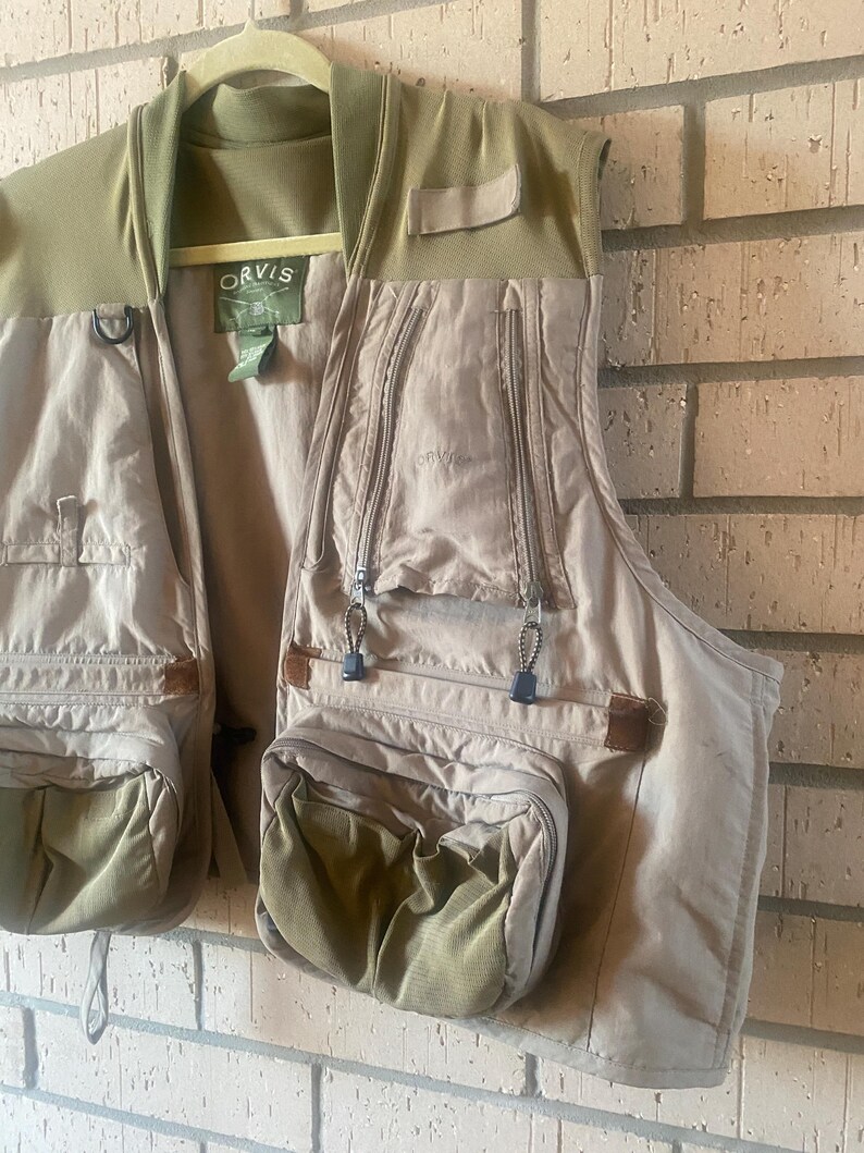Bas De Poitrine Pêche Orvis Vintage - Taille XXL (US 2XL) - Pied Vert Olive - Occasion