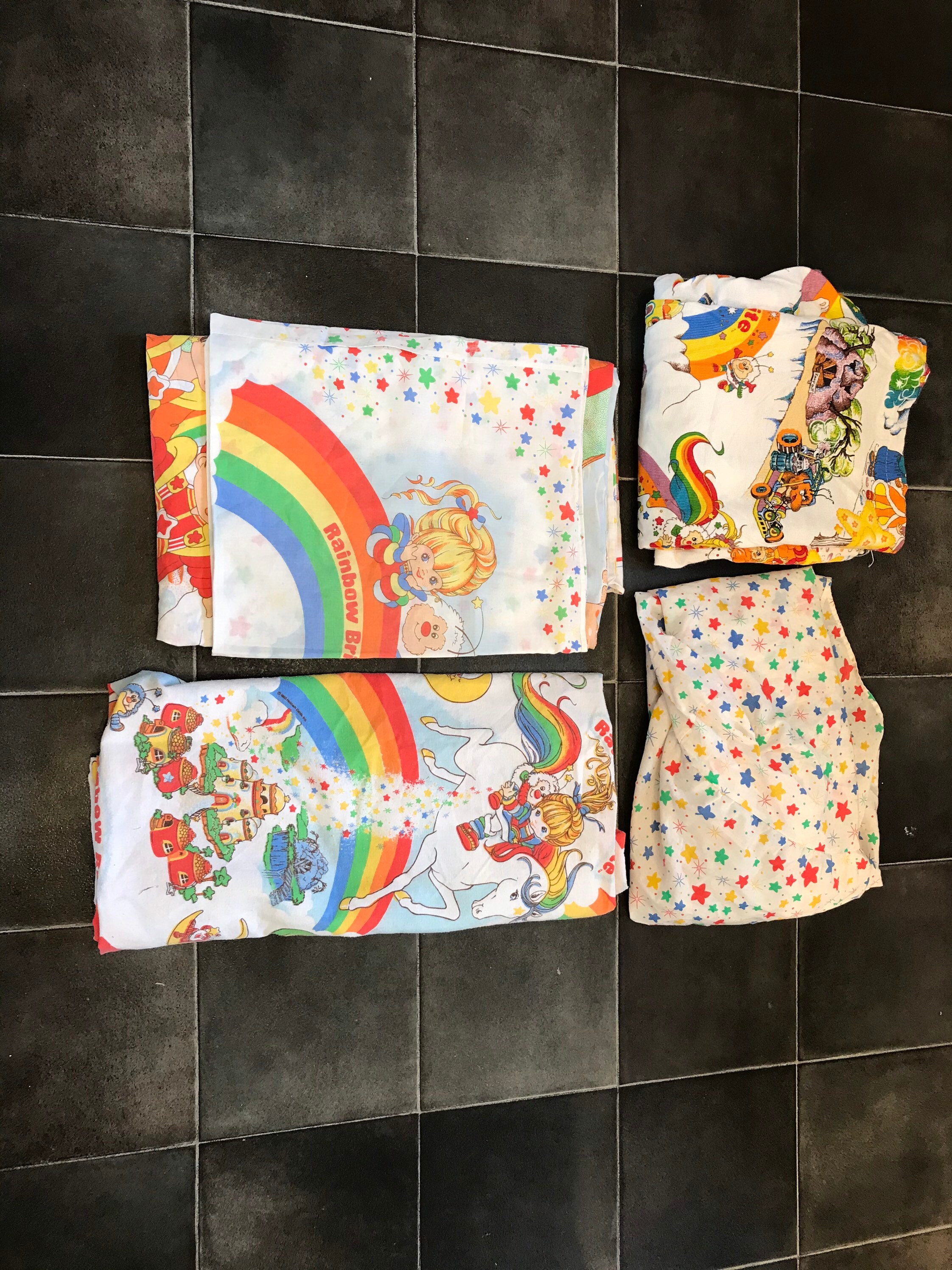 Vintage Old Collectors Rainbow Brite Bedroom Bedding and | Etsy