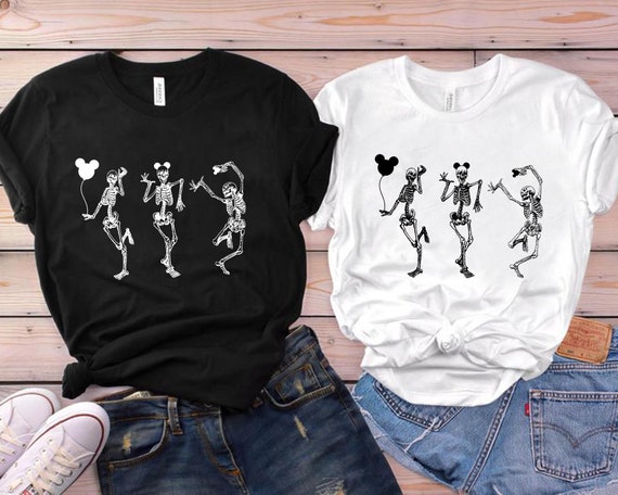 Disney Halloween Shirt Disney Skeleton 