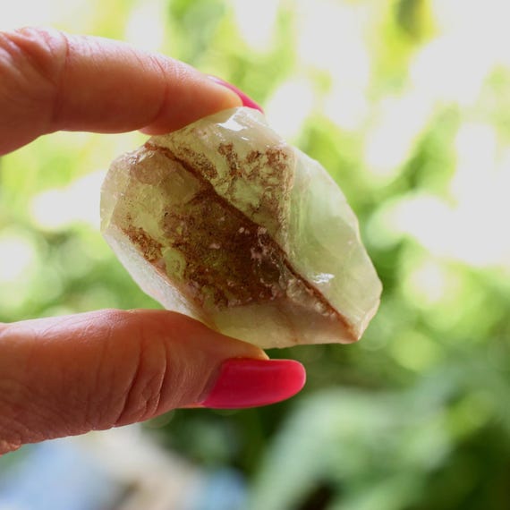 Emerald Calcite AA+ Natural Green Crystal XLARGE Chunk 1.5 Inch 71g - 355ct #50