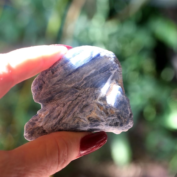 Blue Kyanite Blade Cluster LG 2.5" Palm Size Natural Mineral 108g