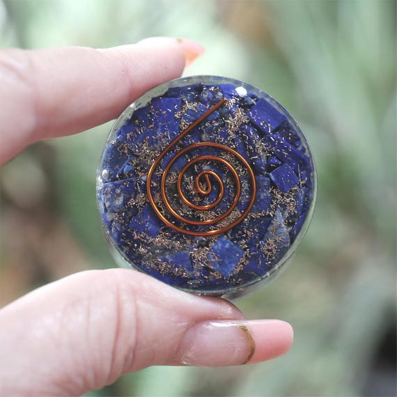 Lapis Lazuli Orgone Tower Buster Energy Generator LG EMF Protection