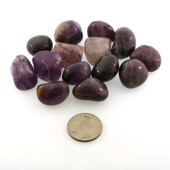 Auralite 23 Natural CHOOSE ONE Tumbled Palm Stone 8-45g Worlds Oldest Crystals