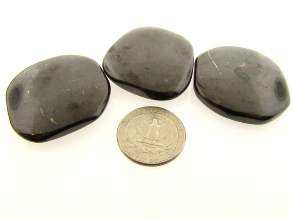Shungite Palm Stone 1pc 1.7 inch BETTER Than Orgone For Natural EMF Protection