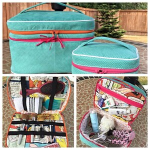 Dolled Up Duo Train Cases PDF pattern image 2