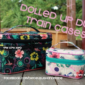 Dolled Up Duo Train Cases PDF pattern image 1