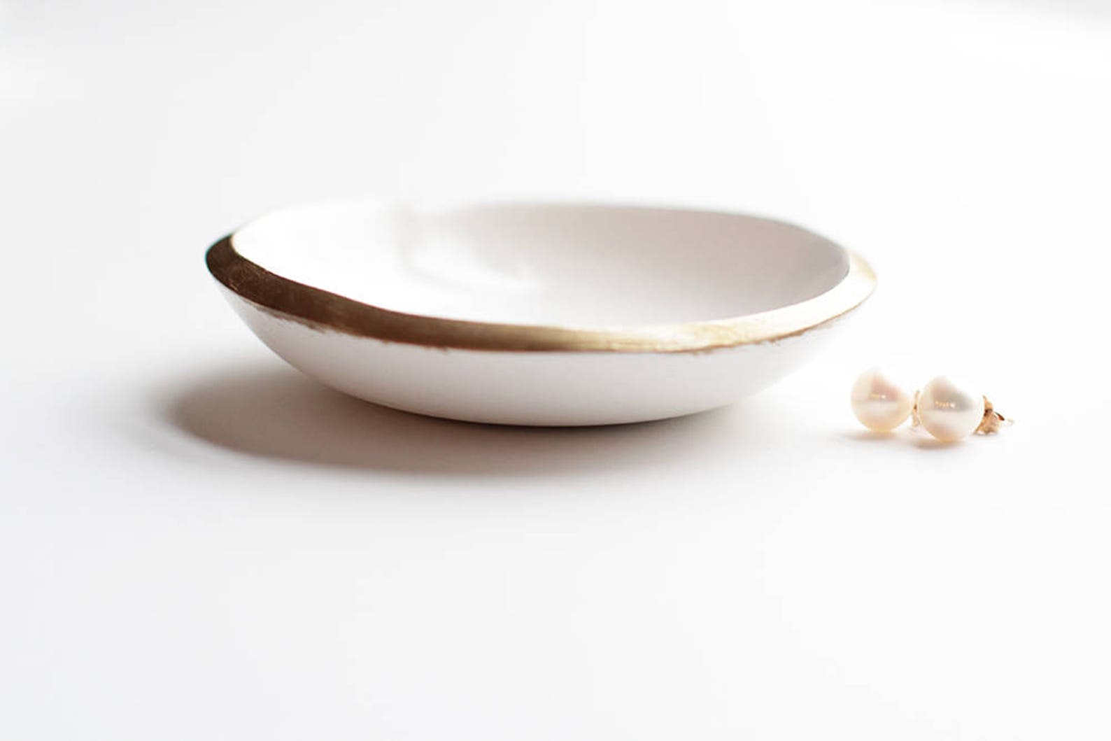 ballet jewelry dish / personalized ring dish / ring holder / pink and gold / unique gift for dancers / gift for bff / dainty gif