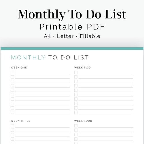 Minimalist Employee Task List PDF Printable to Do List for - Etsy